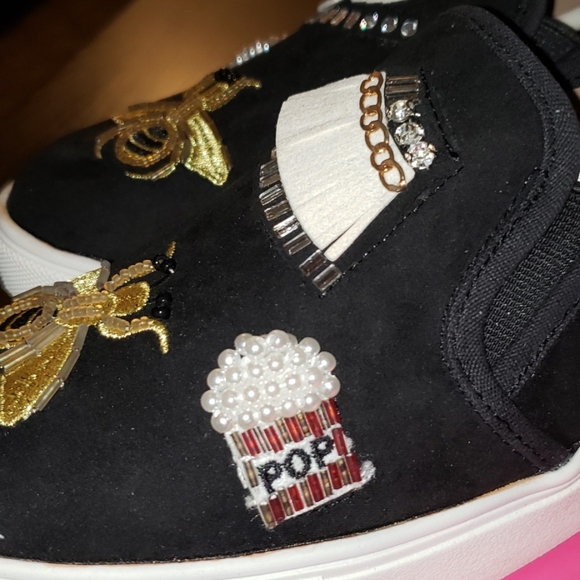 Betsey Johnson Cooper Embroidered Fashion Sneaker - Picture 4 of 16